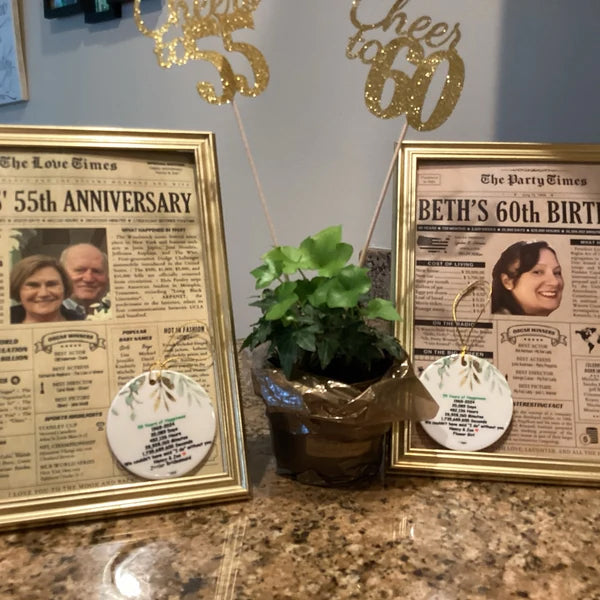 Custom Ceramic Ornament – Personalized Photo or Text Keepsake, Holiday & Memorial Gift